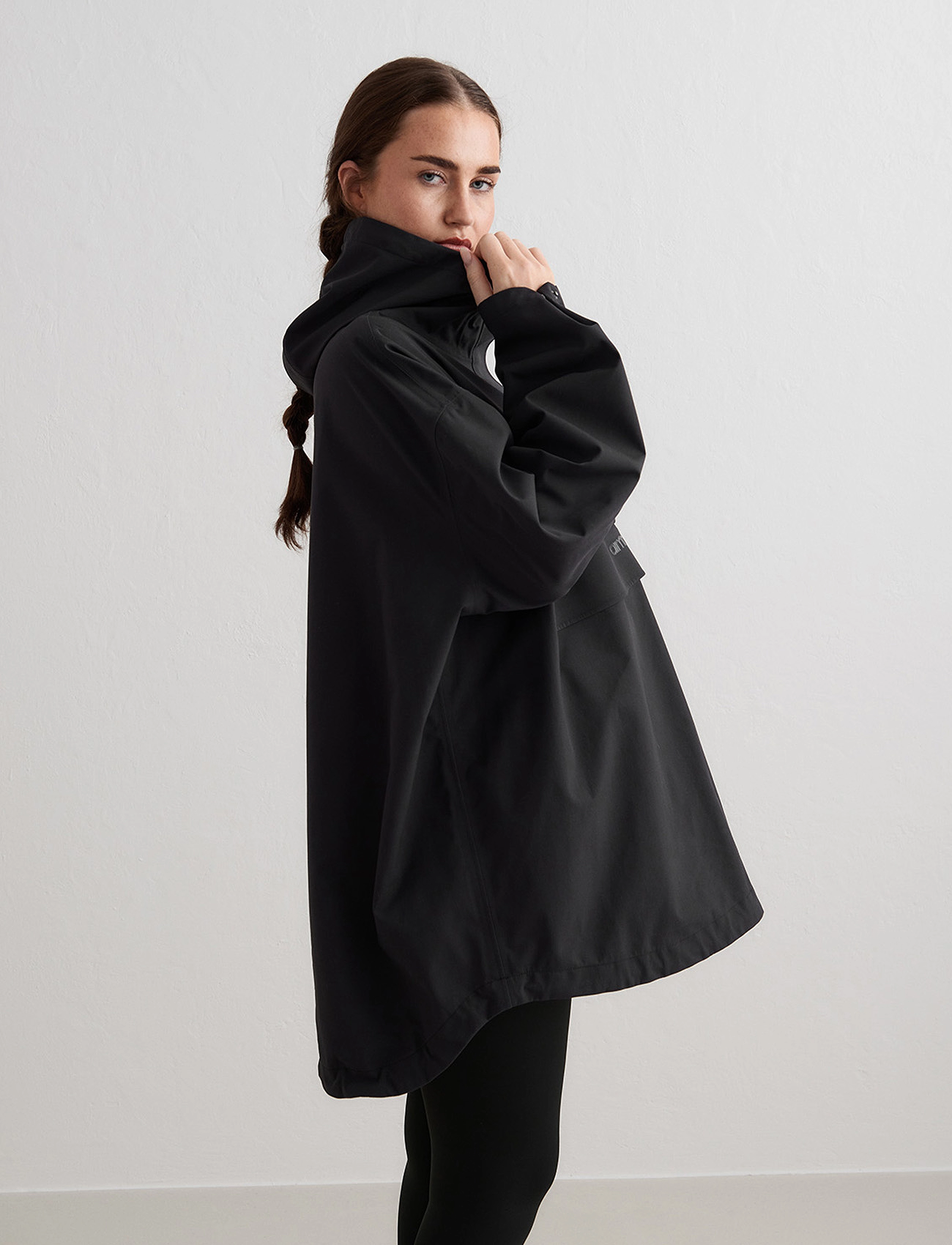 aim´n - Waterproof Oversized Anorak - anoraks - black - 4