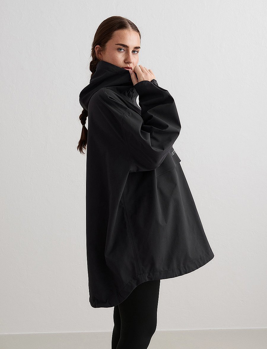 aim´n - Waterproof Oversized Anorak - anoraks - black - 4