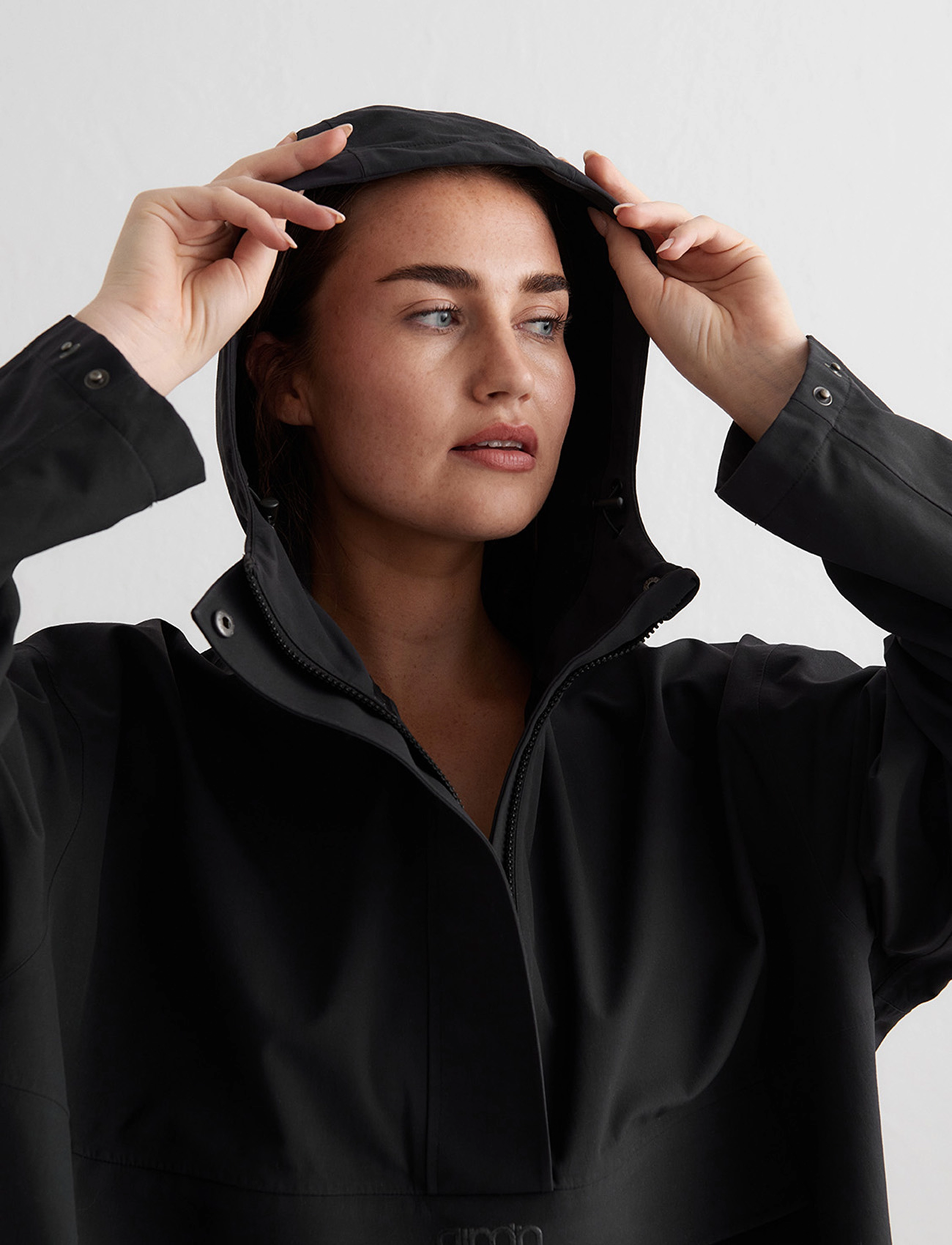 Aimn Women's Waterproof Oversized Anorak jackor – bild 9