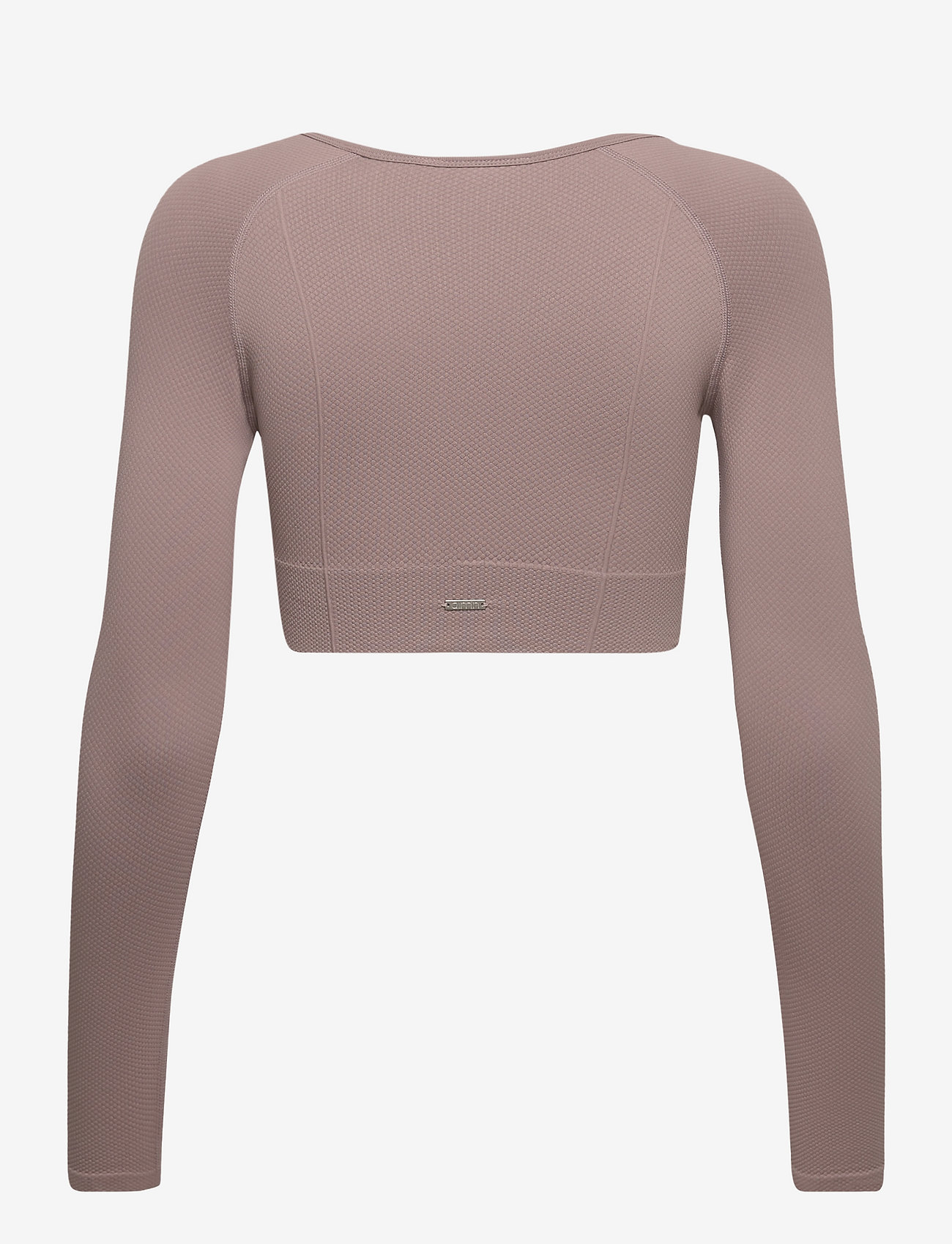 aim´n - LUXE SEAMLESS CROP LONG SLEEVE - crop tops - dusty violet - 1