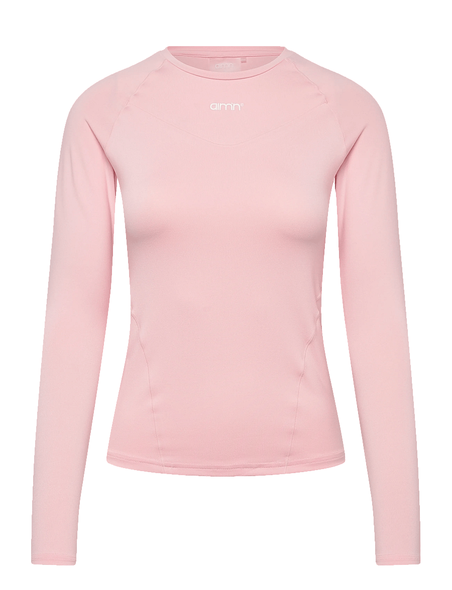 aim´n - Soft Basic Long Sleeve - langarmshirts - ballerina - 1