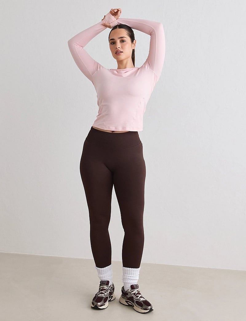 aim´n - Soft Basic Long Sleeve - långärmade tröjor - ballerina - 3