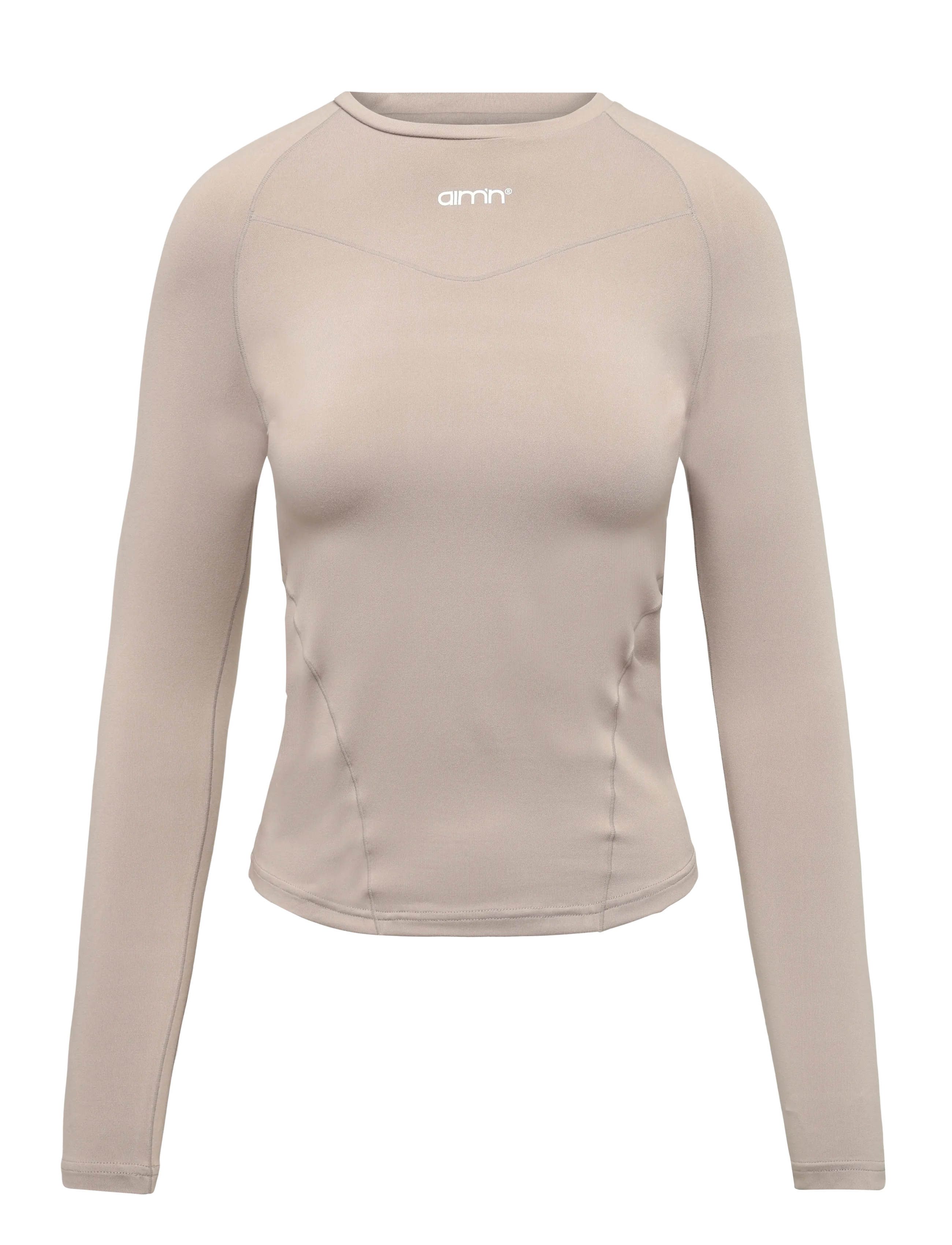 aim´n Soft Basic Long Sleeve - Žiūrėti visas - DARK CLAY / beige