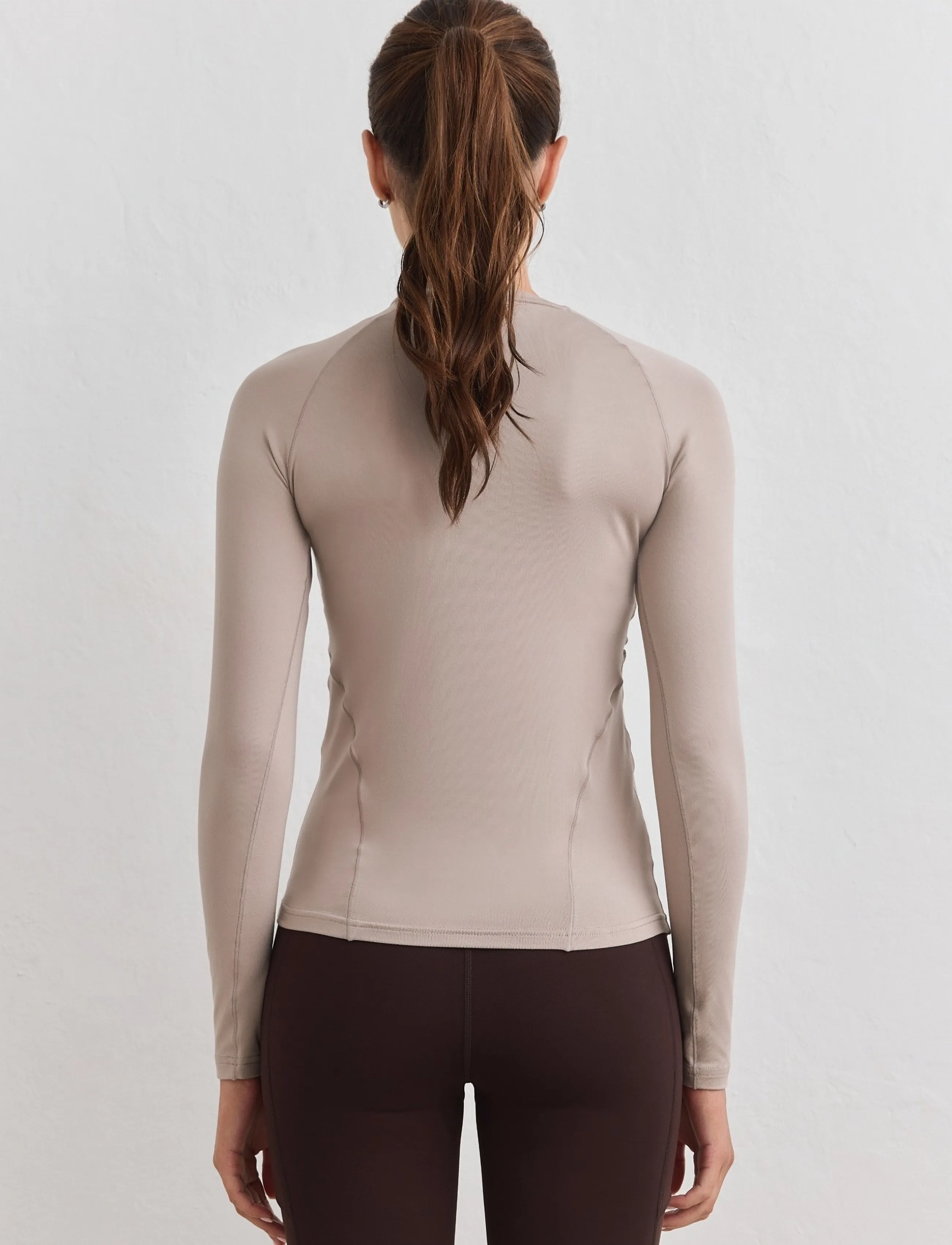 Aimn Soft Basic Long Sleeve blusar dam – bild 3