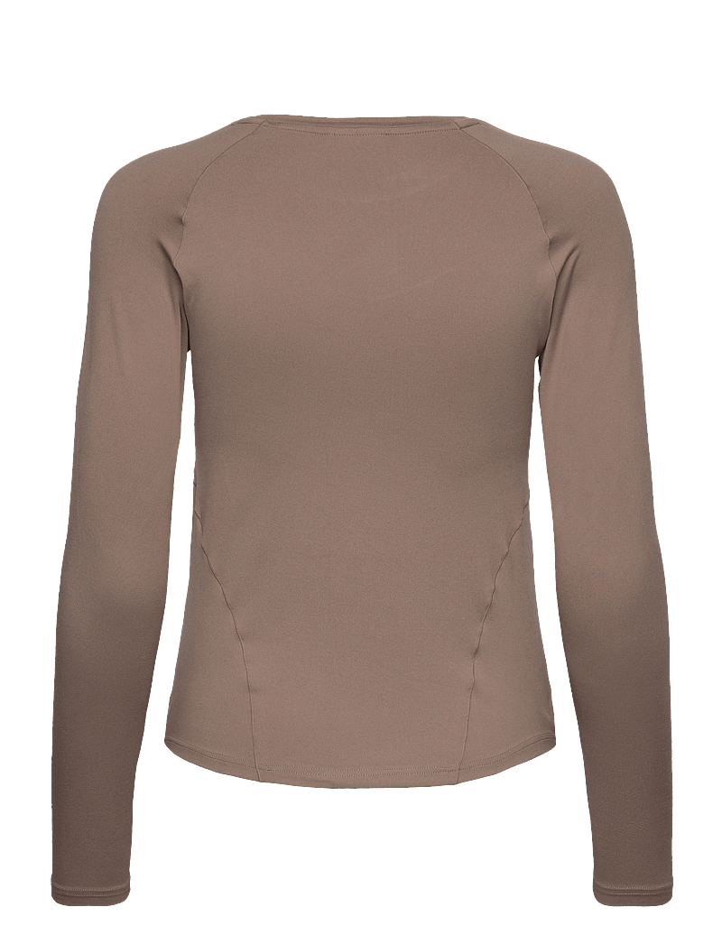 aim´n - Soft Basic Long Sleeve - langærmede t-shirts - espresso - 2