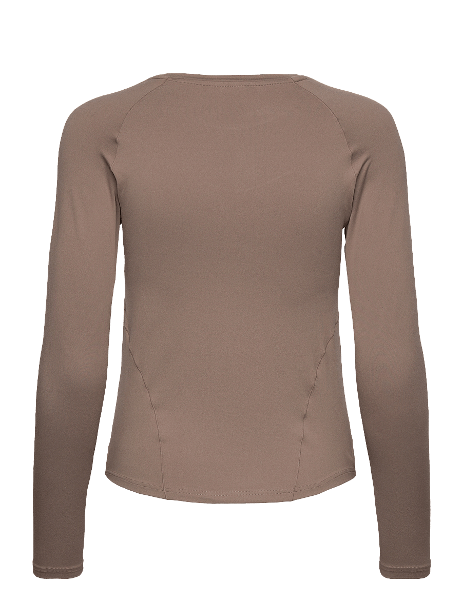 aim´n - Soft Basic Long Sleeve - langærmede t-shirts - espresso - 2