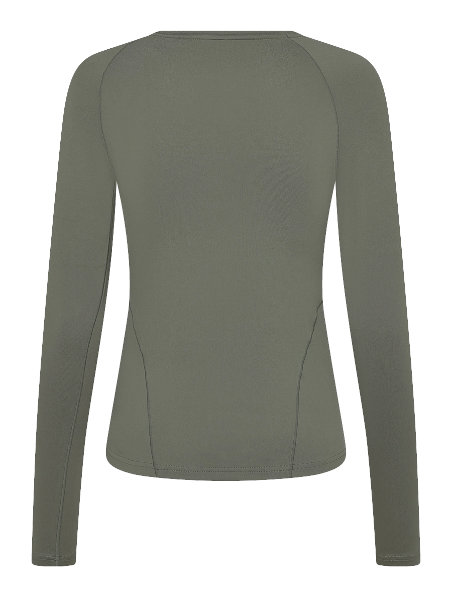 aim´n - Soft Basic Long Sleeve - langarmshirts - ivy - 2