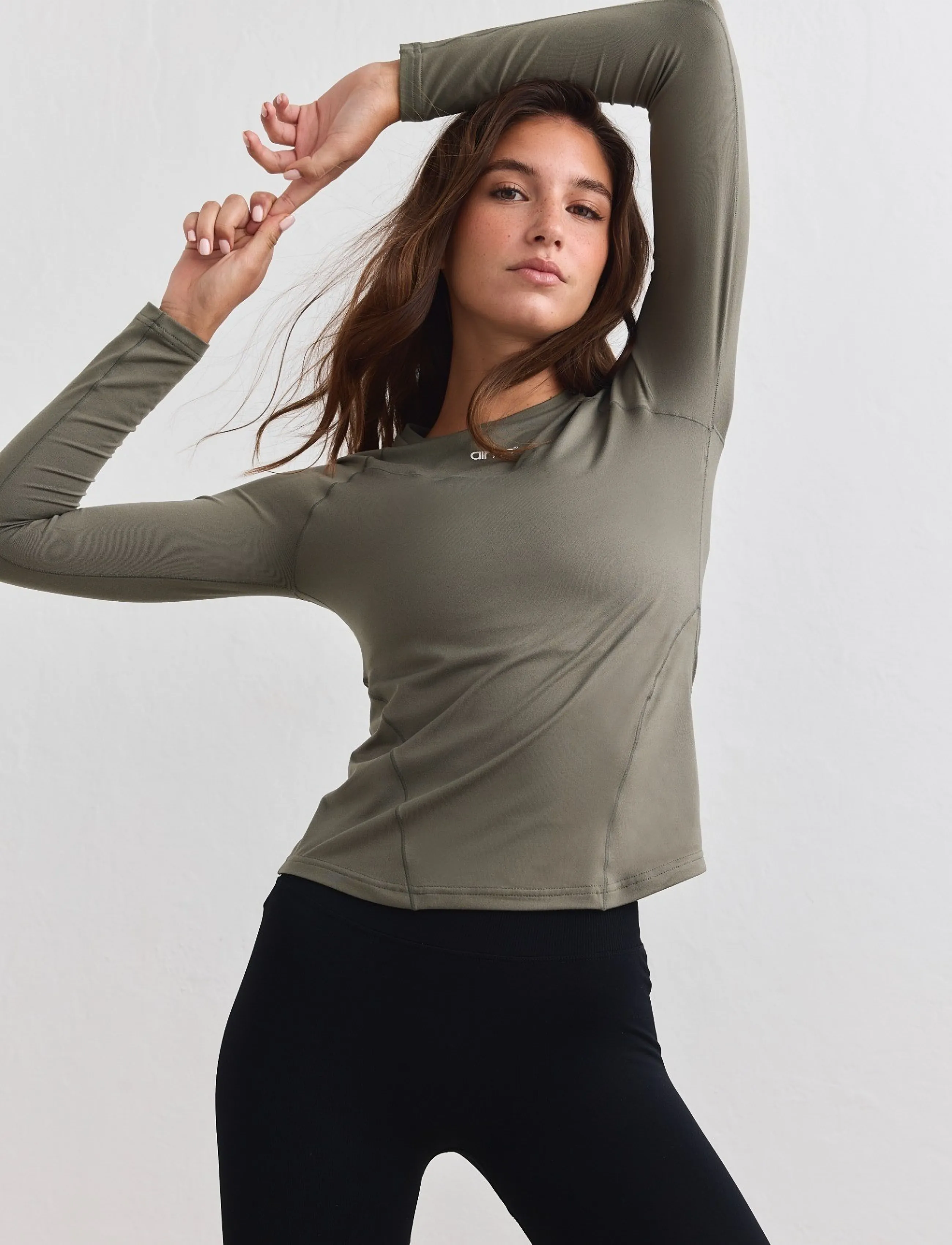 aim´n - Soft Basic Long Sleeve - langarmshirts - ivy - 5