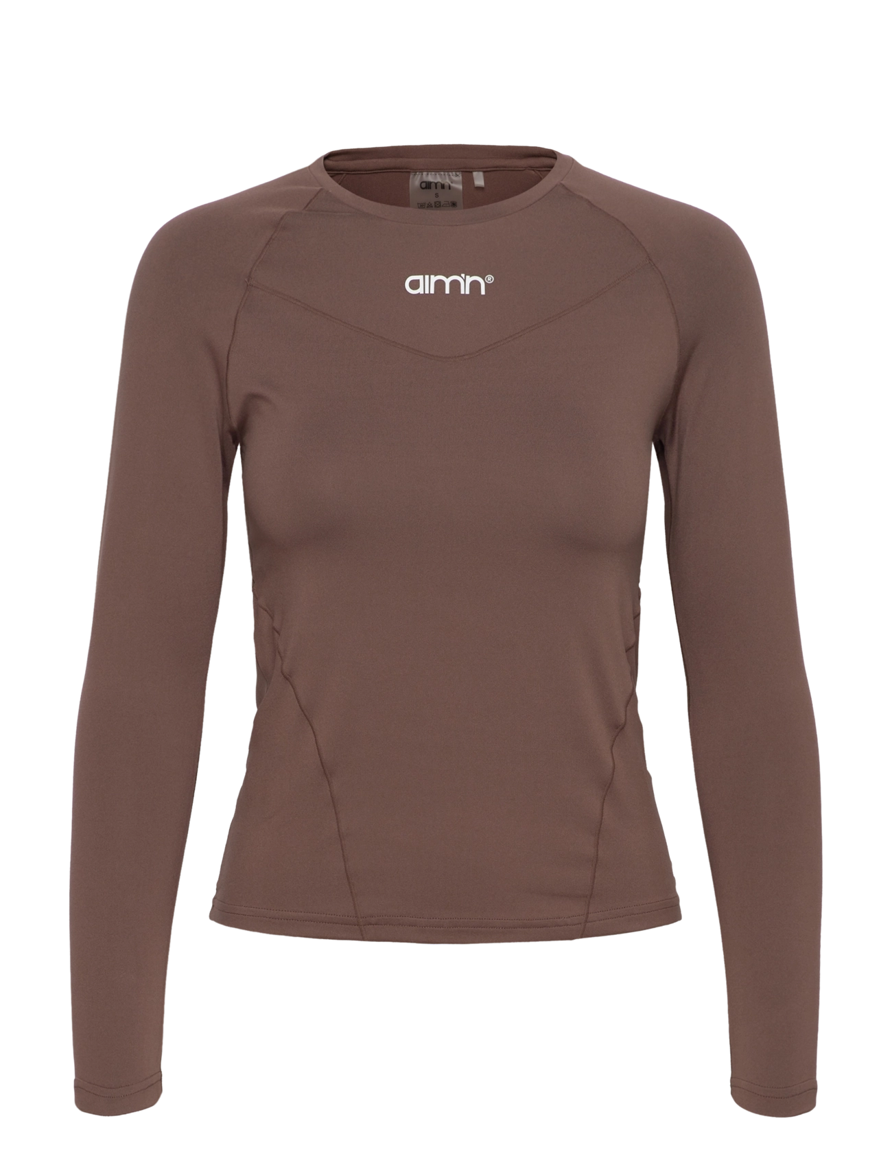 AIM ́N Soft Basic Lange Ärmel Braun - XS - Damen