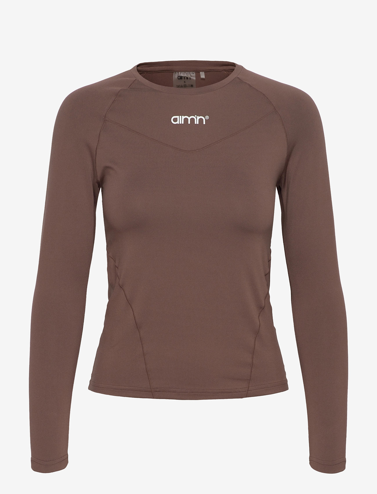 aim´n - Soft Basic Long Sleeve - pikkade varrukatega alussärgid - macchiato - 1