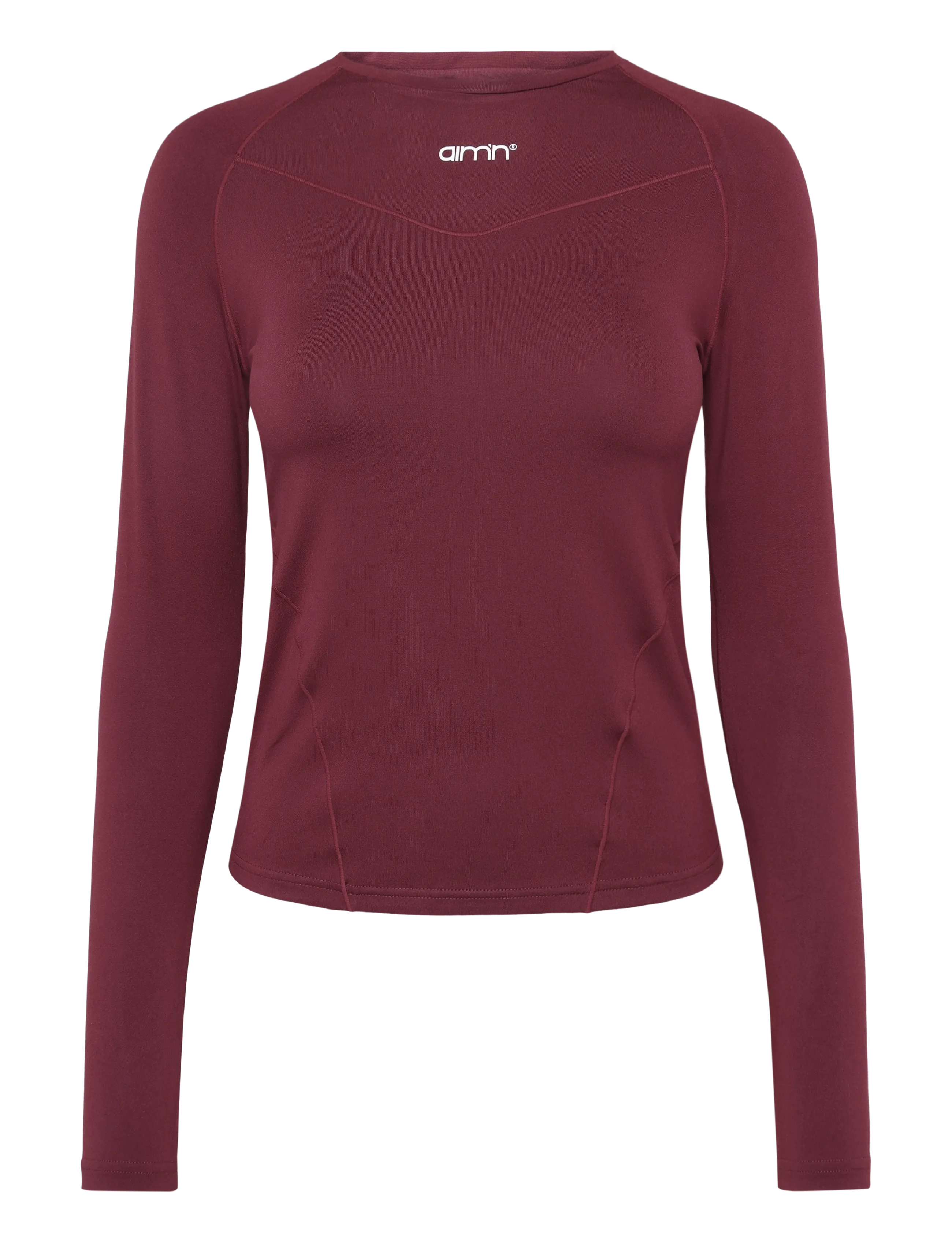 aim´n Soft Basic Long Sleeve - Kleidung - MERLOT / burgundy