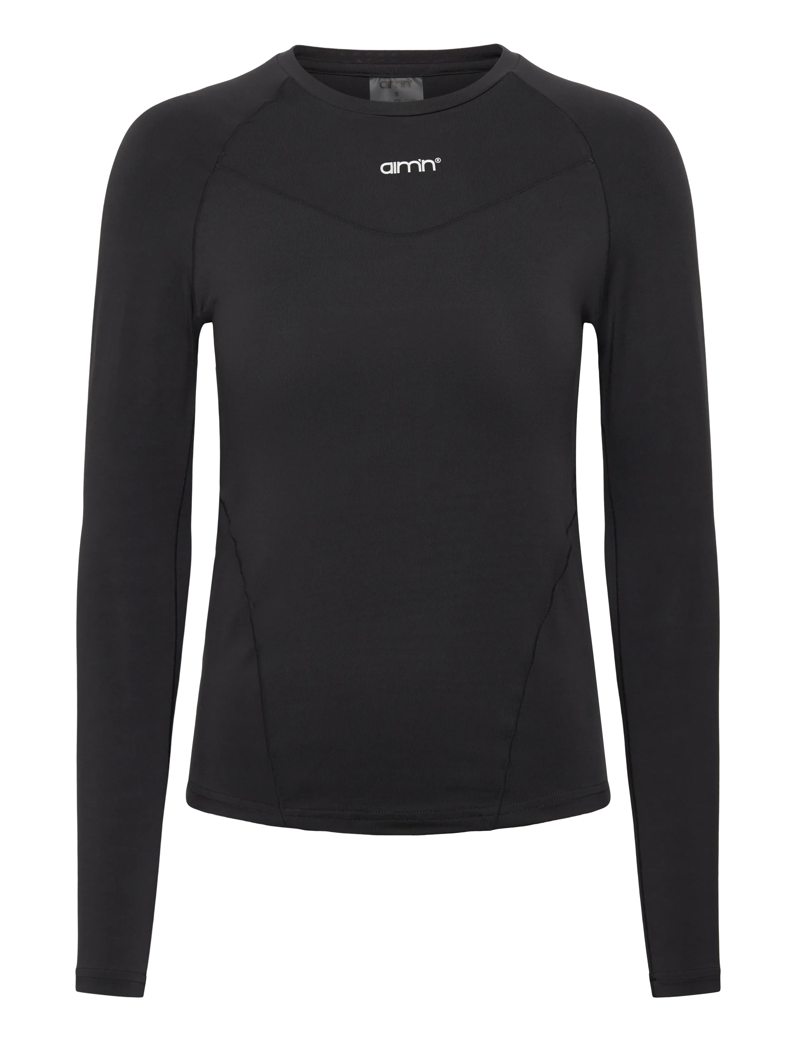 aim ́n Soft Basic Long Sleeve, M, T-shirts & Oberteile, Grau - Long-sleeved, Frauen
