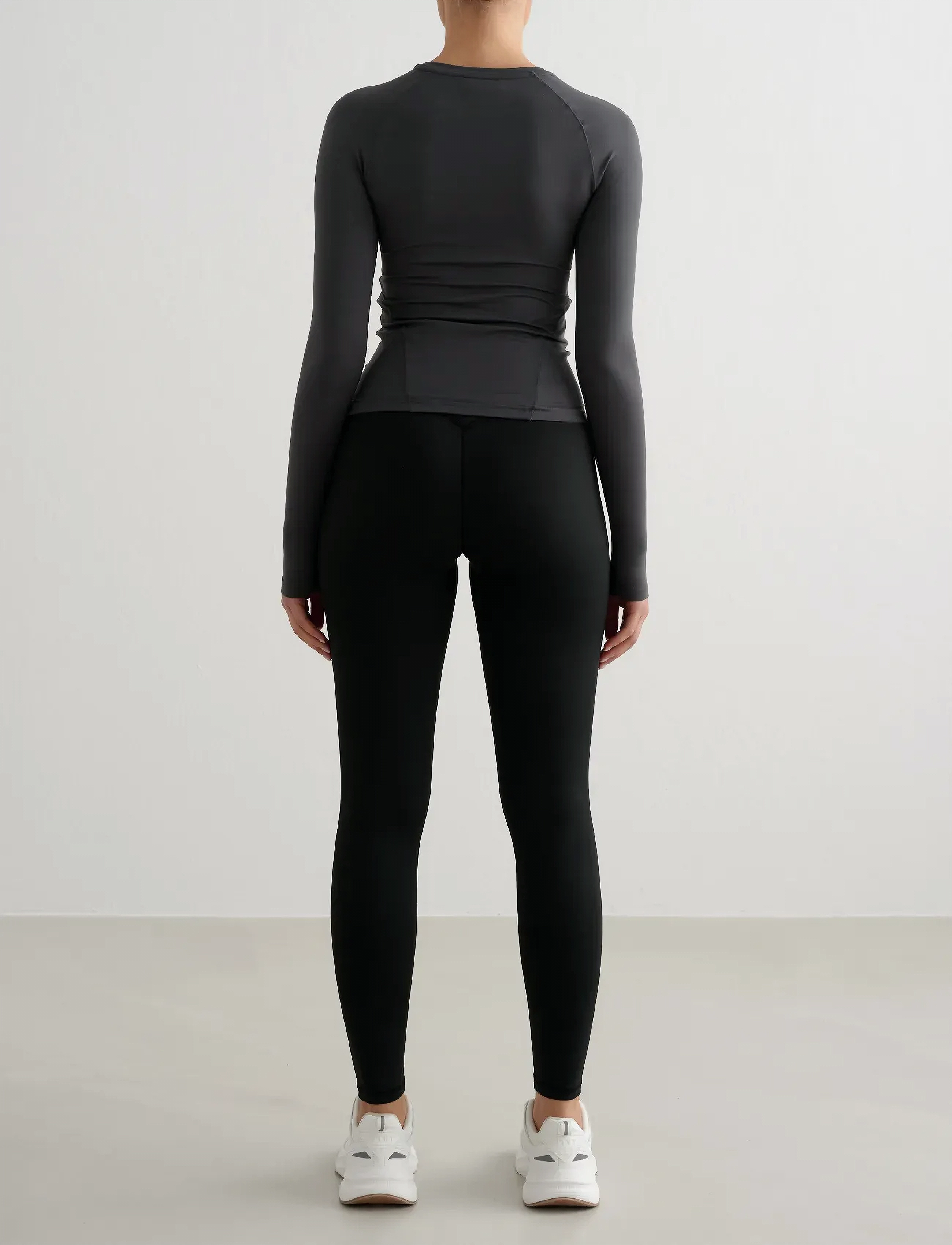 aim´n - Soft Basic Long Sleeve - langerma bolir - shadow grey - 4