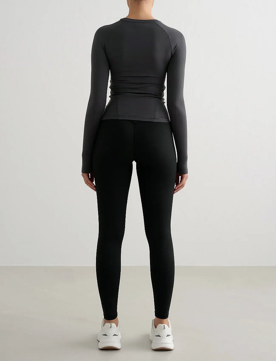 aim´n - Soft Basic Long Sleeve - langarmshirts - shadow grey - 4