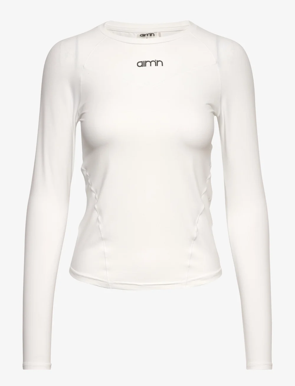 aim´n - Soft Basic Long Sleeve - långärmade tröjor - white - 1