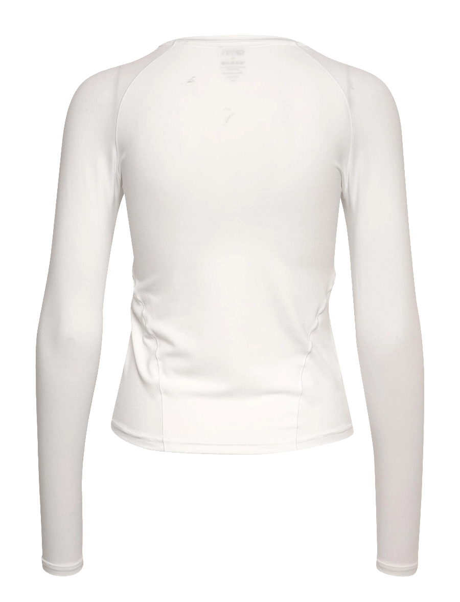 aim´n - Soft Basic Long Sleeve - langarmshirts - white - 2