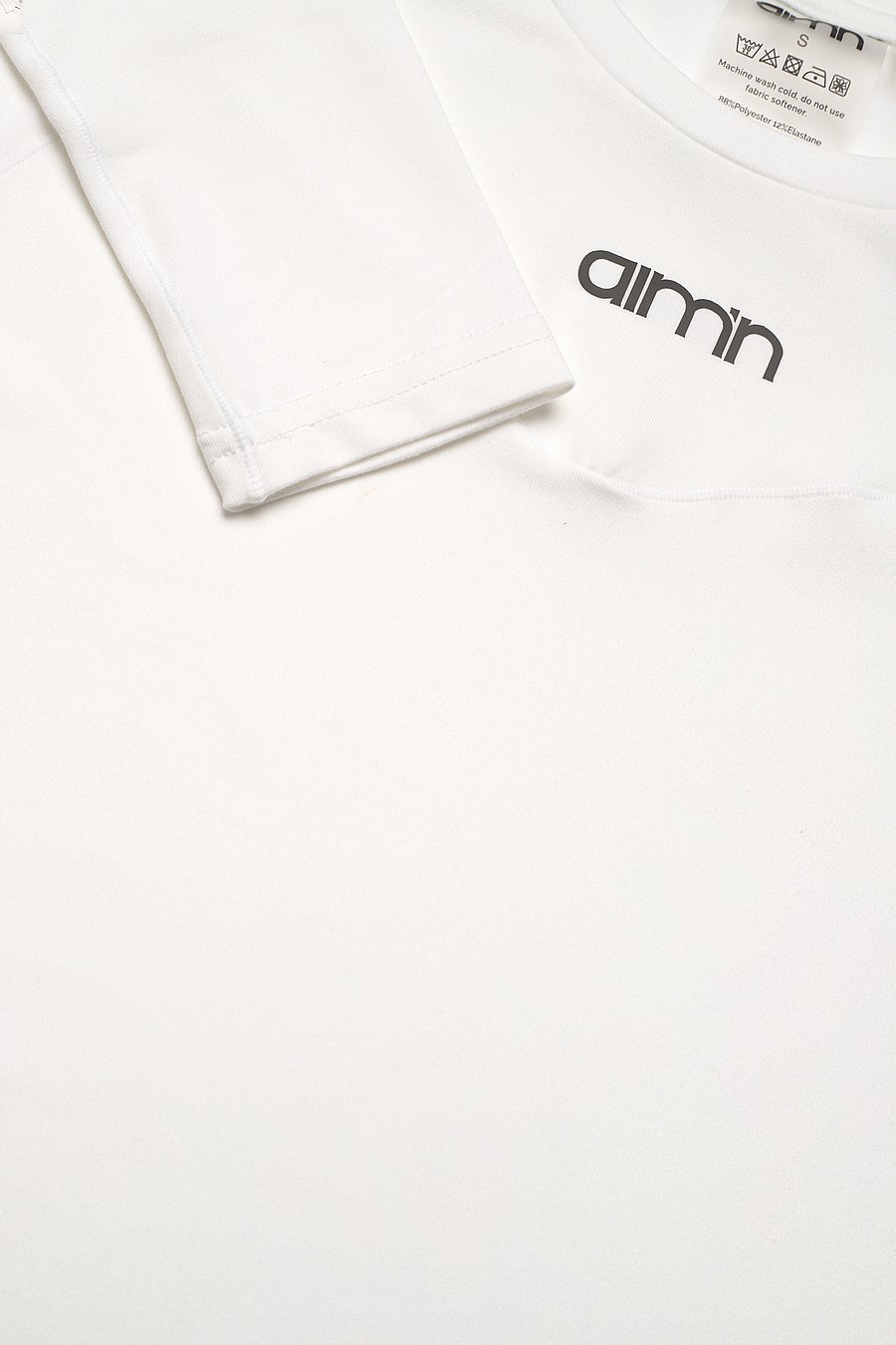 aim´n - Soft Basic Long Sleeve - langarmshirts - white - 4