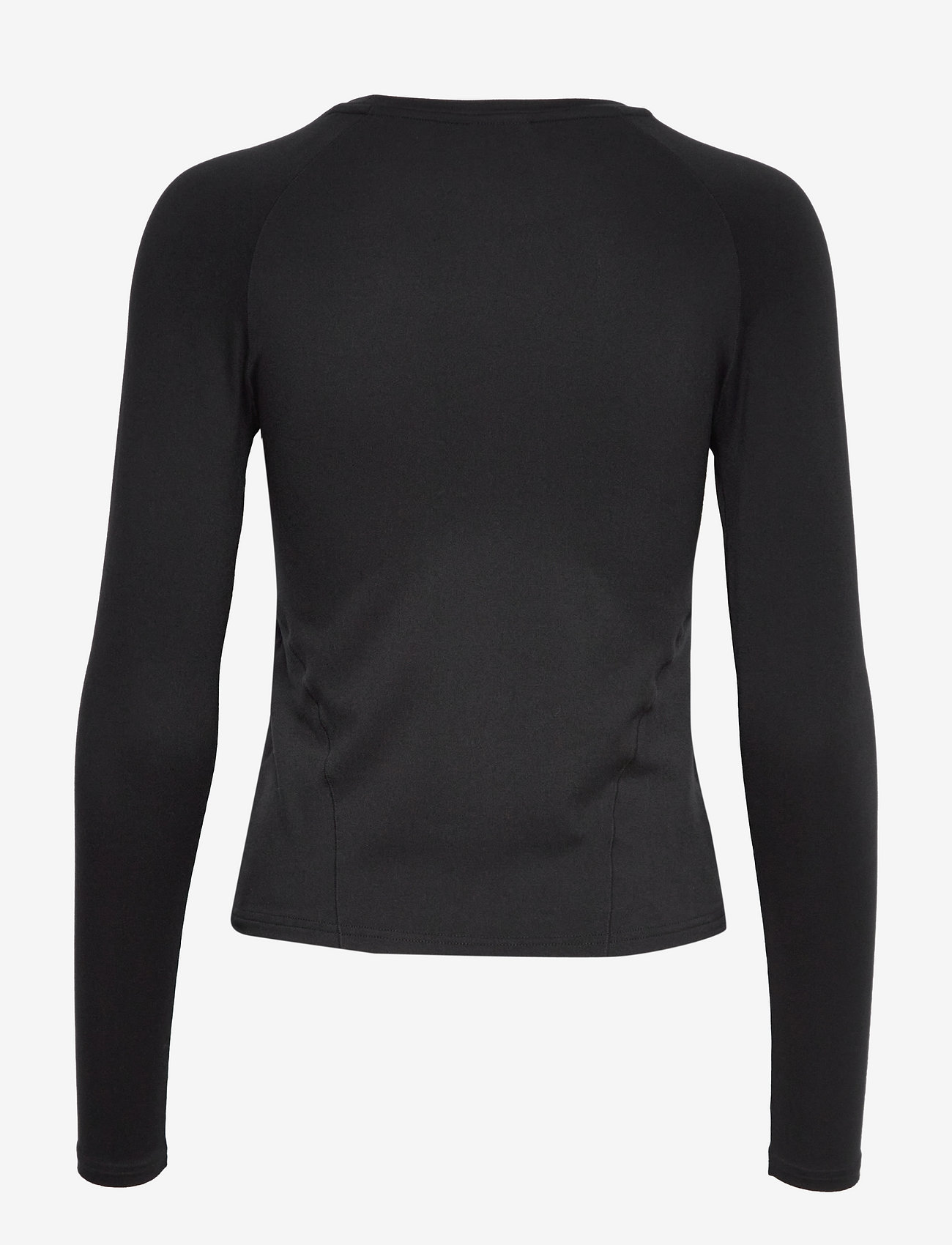 aim´n - Black Soft Basic Long Sleeve - långärmade tröjor - black - 2