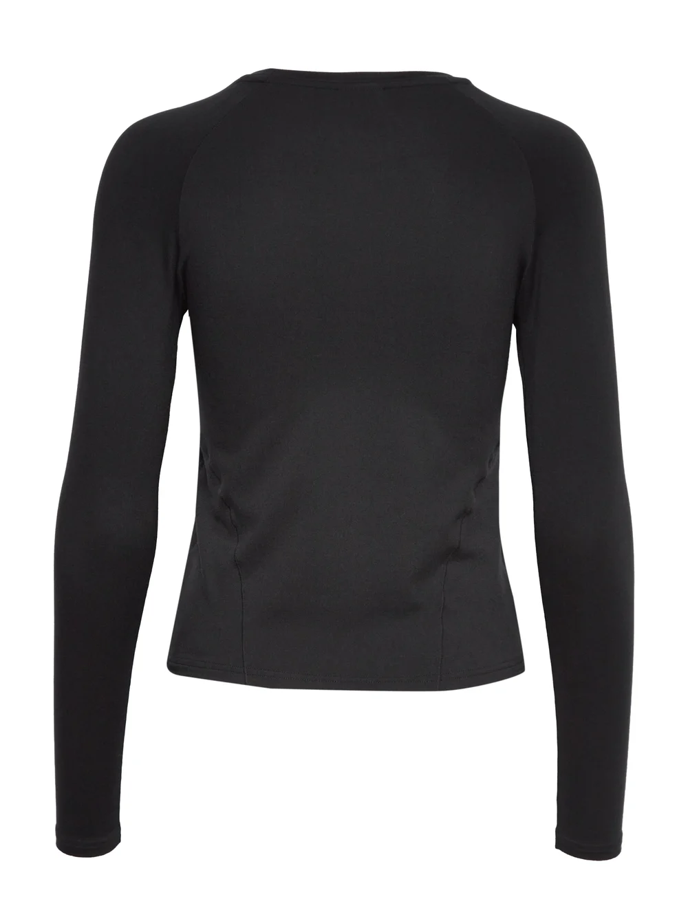 aim´n - Black Soft Basic Long Sleeve - långärmade tröjor - black - 2
