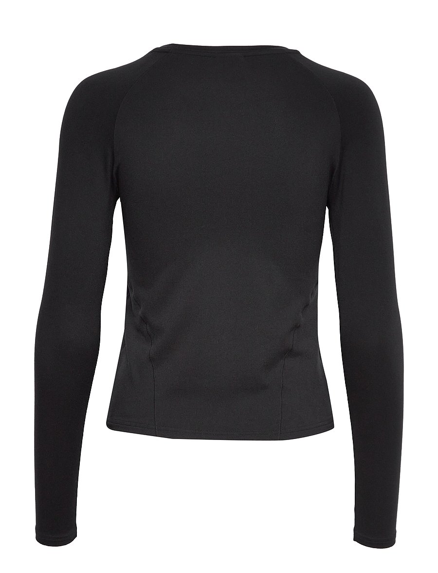 aim´n - Soft Basic Long Sleeve - langarmshirts - black - 2