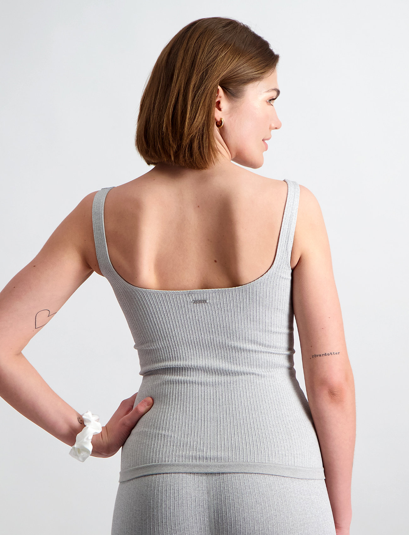 aim´n - Ribbed Seamless Singlet - light grey - 3