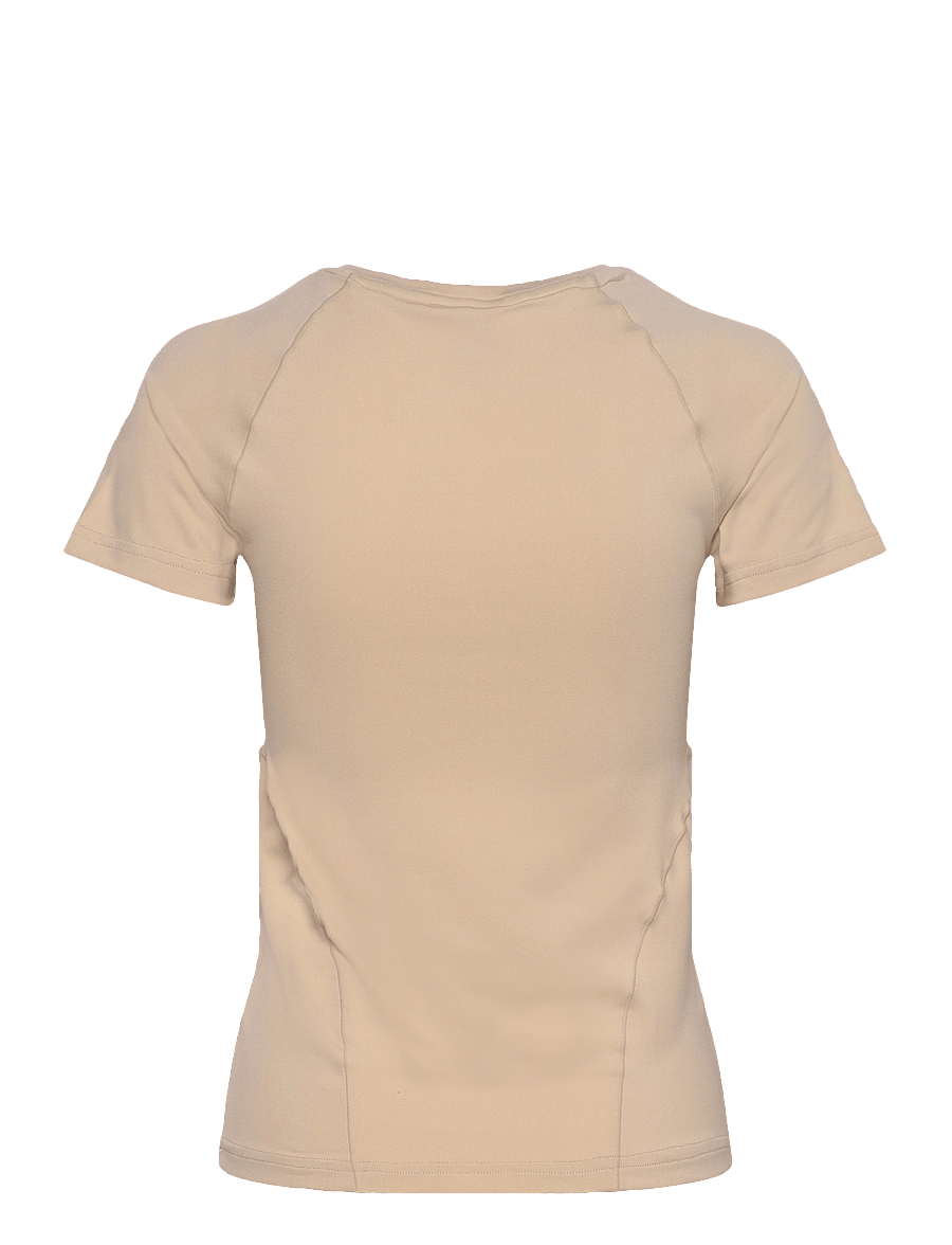 aim´n - Soft Basic Short Sleeve - palaidinės ir marškinėliai - cafe au lait - 2
