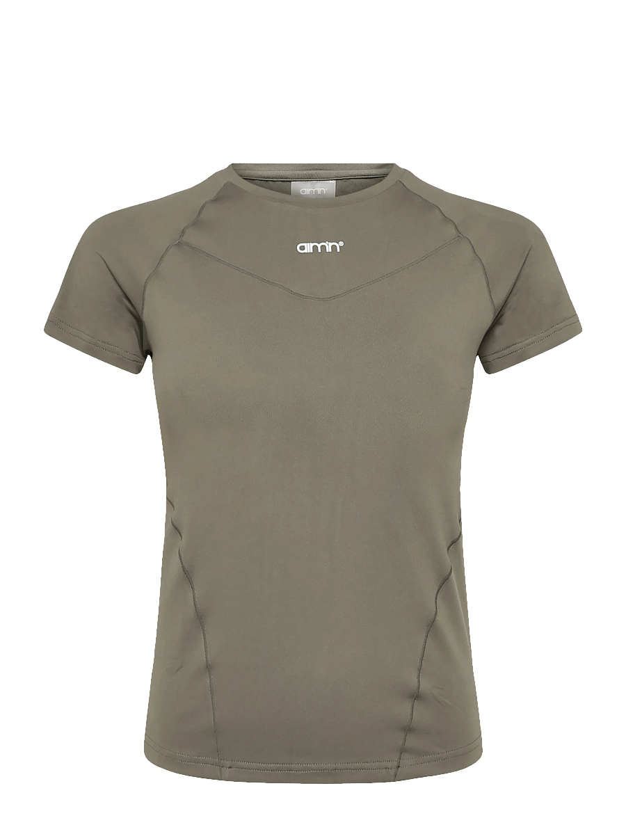 aim´n - Soft Basic Short Sleeve - t-shirts - ivy - 1