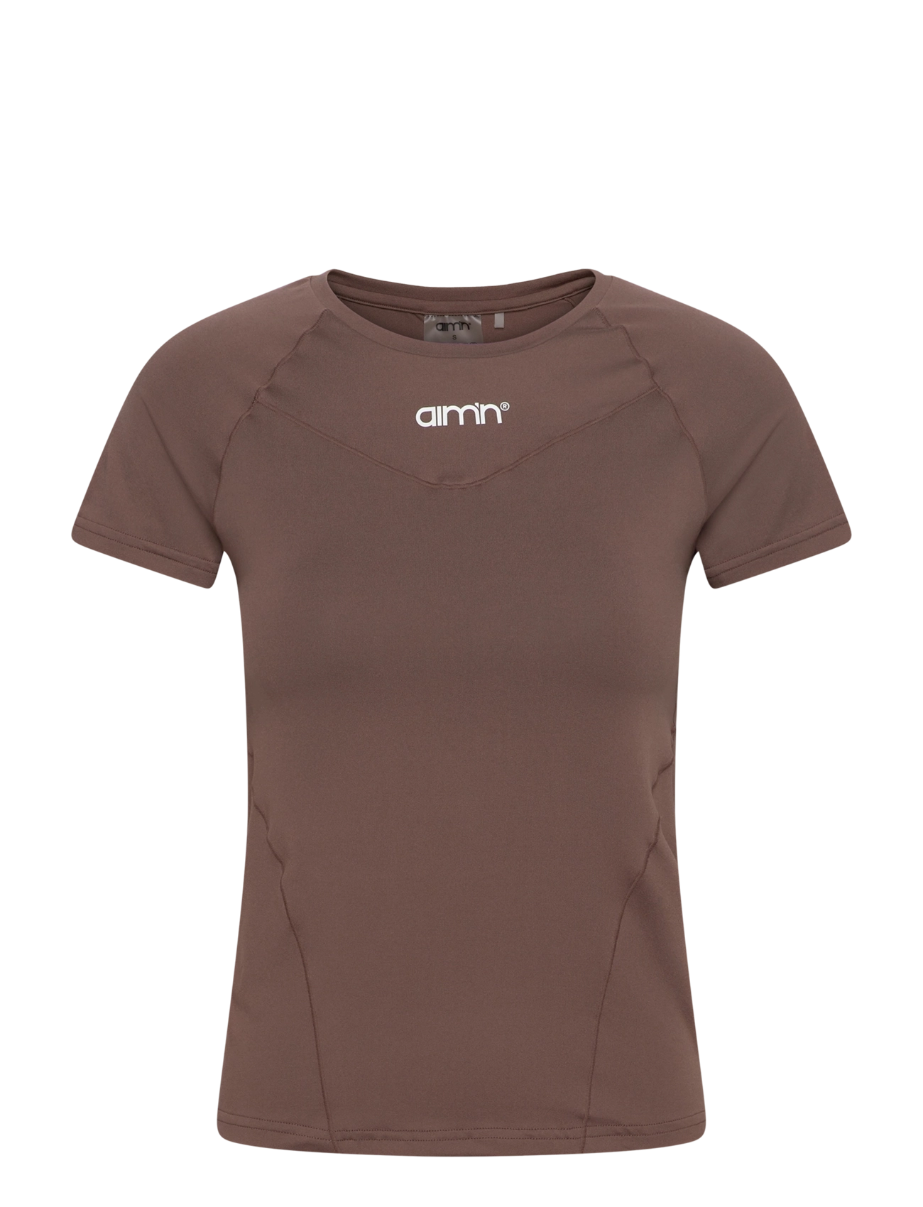 AIM ́N Soft Basic Kurz Sleeve Braun - M - Damen