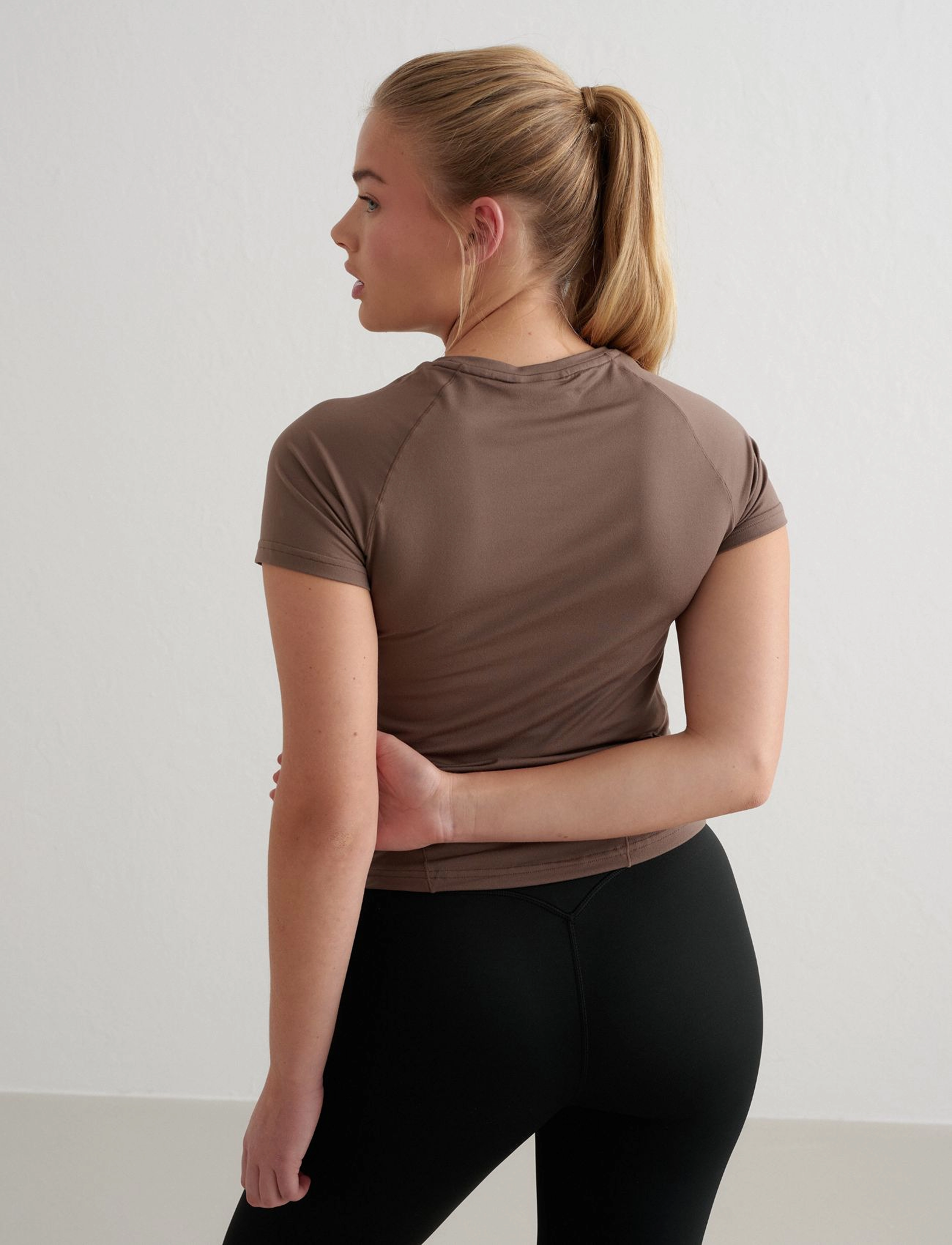 aim´n - Soft Basic Short Sleeve - t-shirts - macchiato - 4