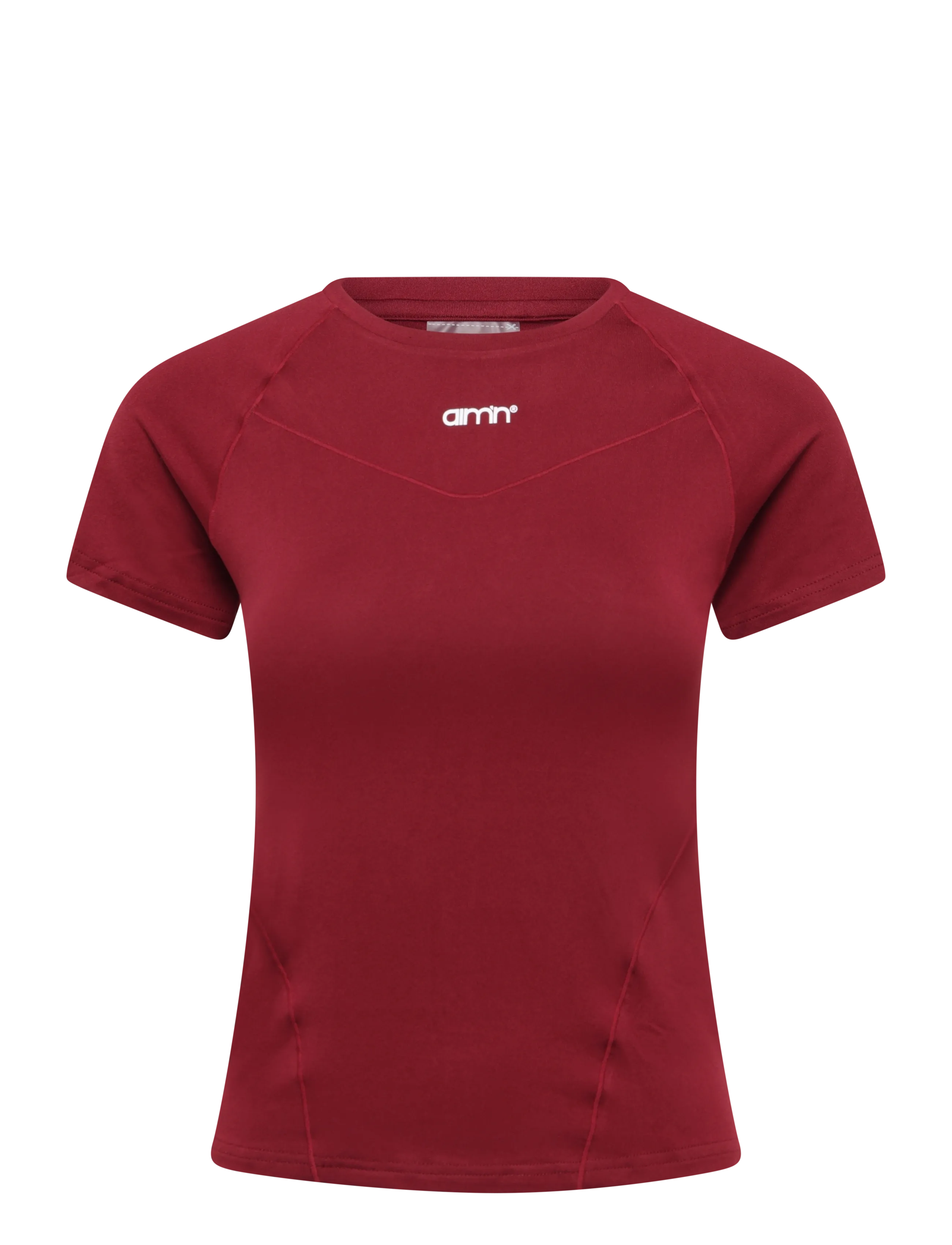 aim´n Soft Basic Short Sleeve - Kleidung - MERLOT / burgundy