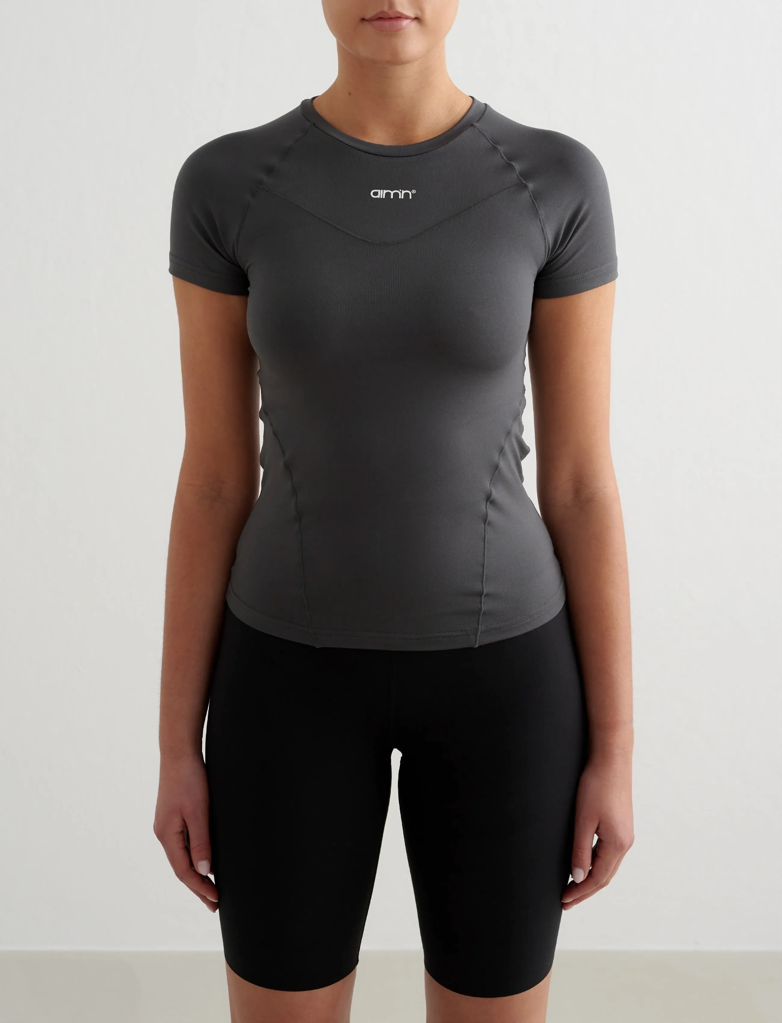 aim ́n Soft Basic Short Sleeve, XS, T-shirts & Oberteile, Schwarz - Short-sleeved, Frauen