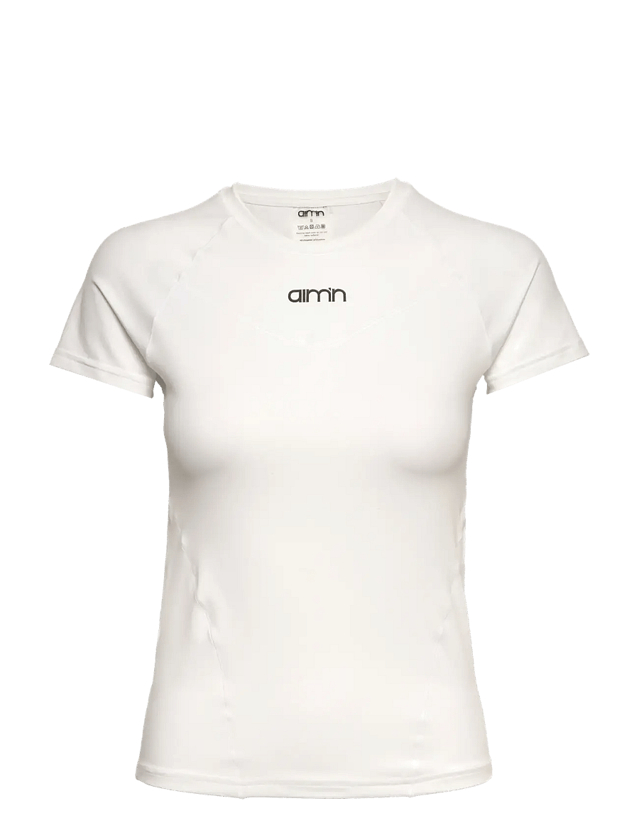 aim´n - Soft Basic Short Sleeve - t-shirts - white - 1