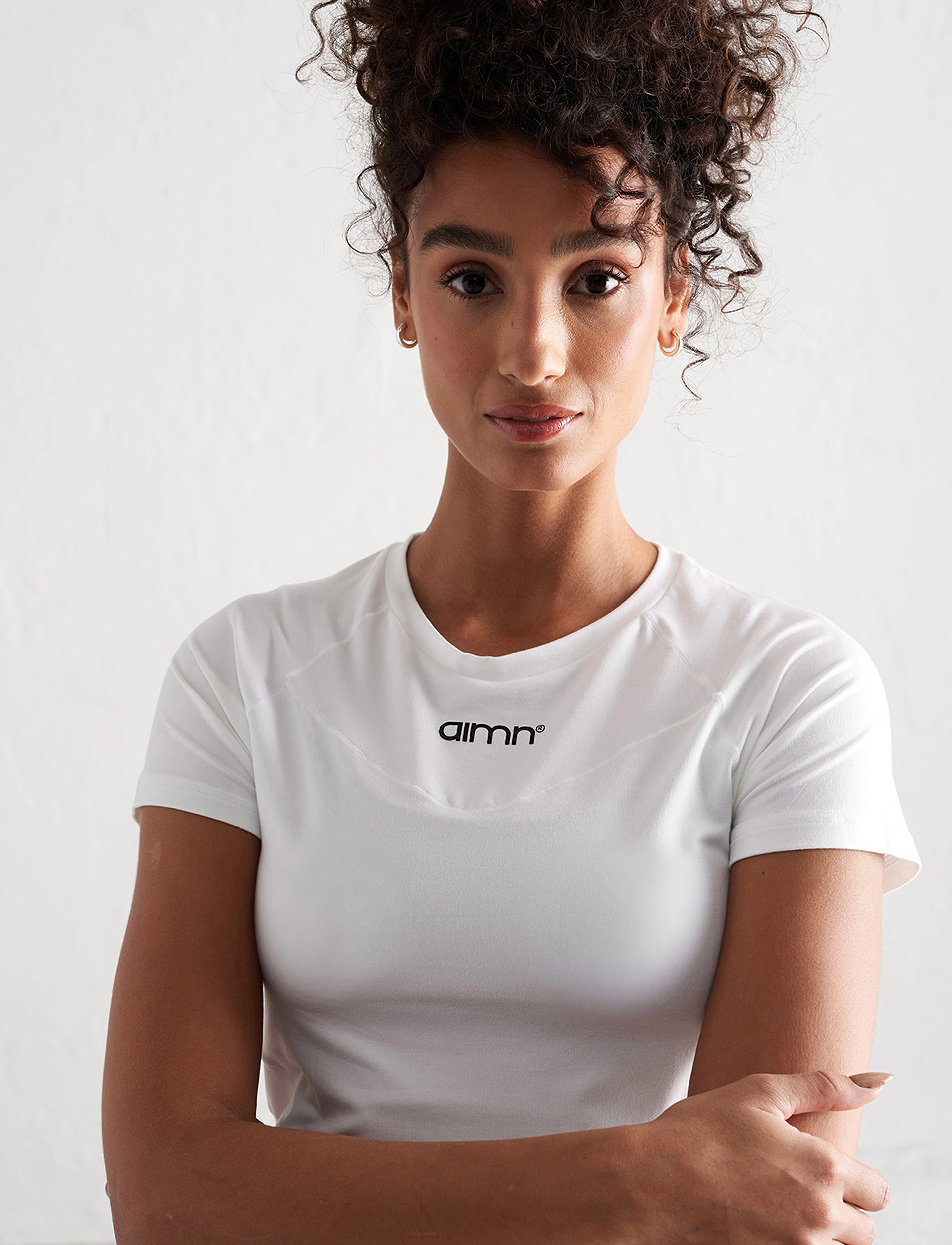 aim ́n Soft Basic Short Sleeve, L, T-shirts & Oberteile, Creme - Short-sleeved, Frauen