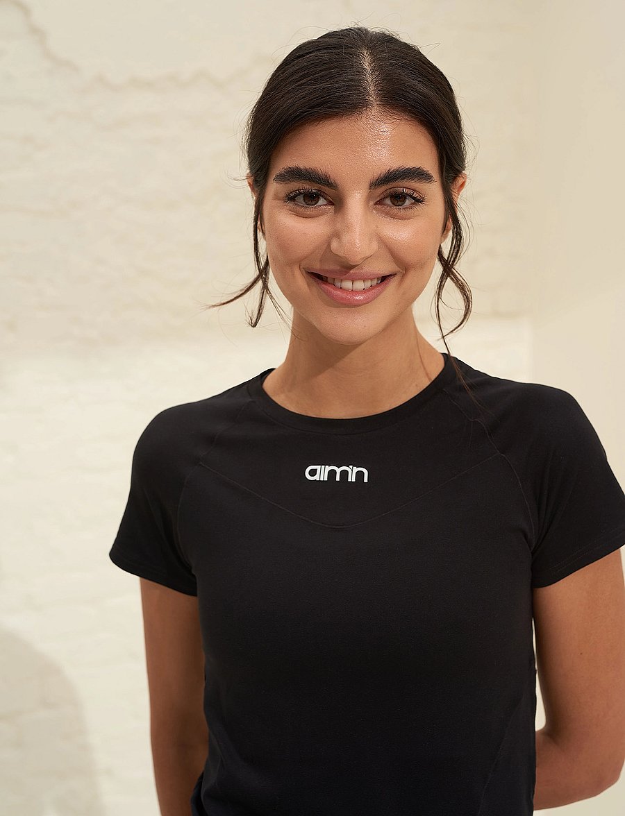 aim´n - Soft Basic Short Sleeve - t-shirts - black - 0