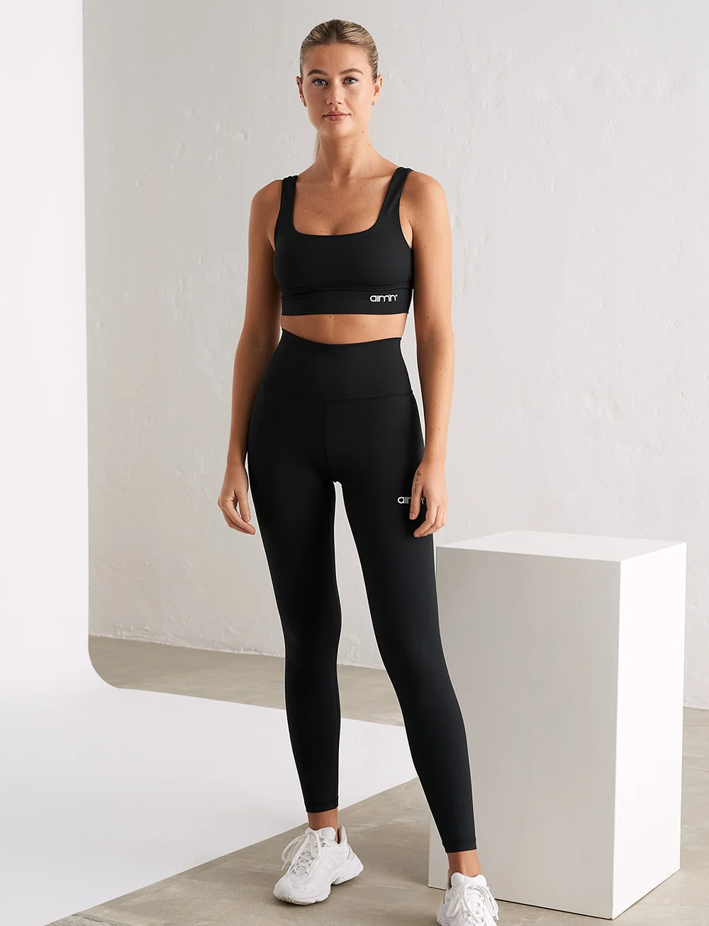 aim´n - Core Bra - mittlerer halt - black - 0