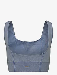 AIM'N - Washed Light Denim Seamless Bra - sport bras: medium - washed light denim - 1