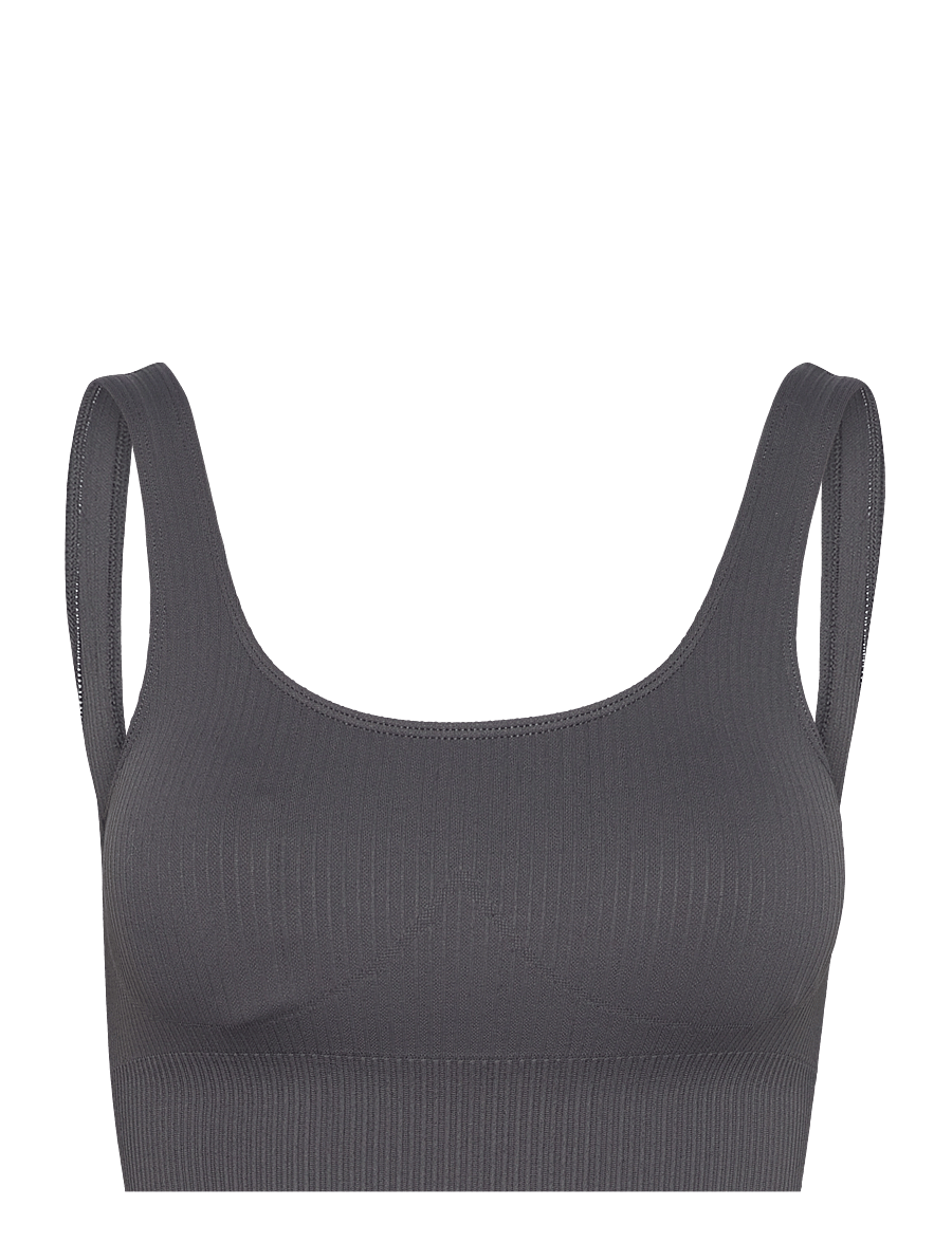 aim´n - Shadow Grey Ribbed Seamless Bra - medium support - shadow grey - 1