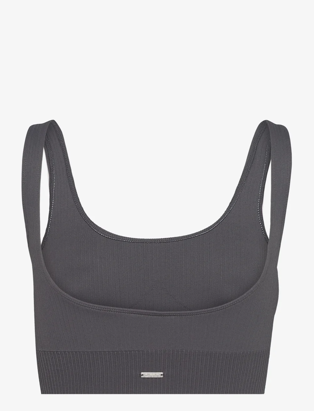 aim´n - Shadow Grey Ribbed Seamless Bra - mittlerer halt - shadow grey - 2