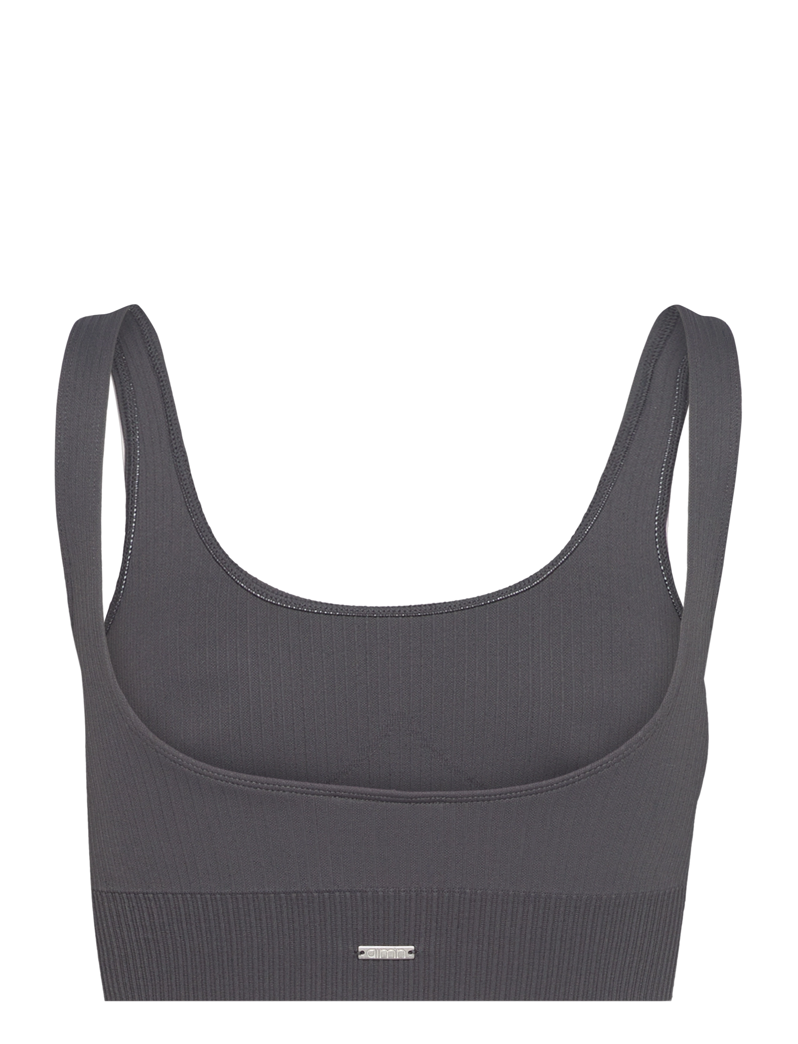 aim´n - Shadow Grey Ribbed Seamless Bra - vidutiniškai prilaikančios - shadow grey - 2