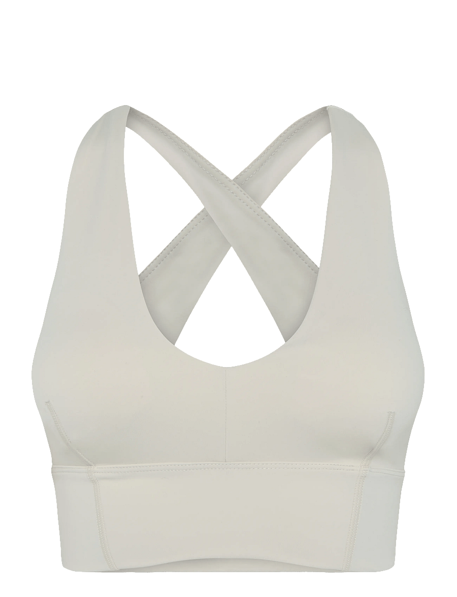 aim´n - Sculpting Crossed Back Bra - medium støtte - sand - 1