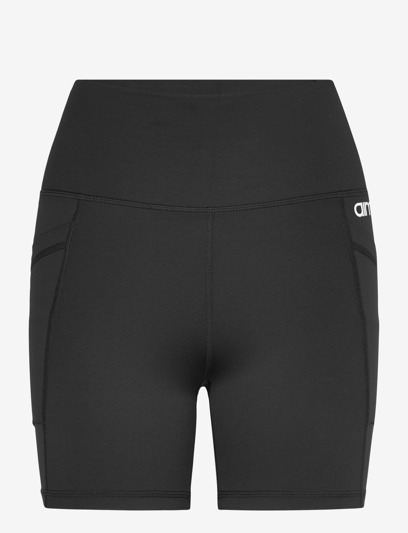 aim´n - Double Pocket Midi Biker Shorts - tights - black - 1