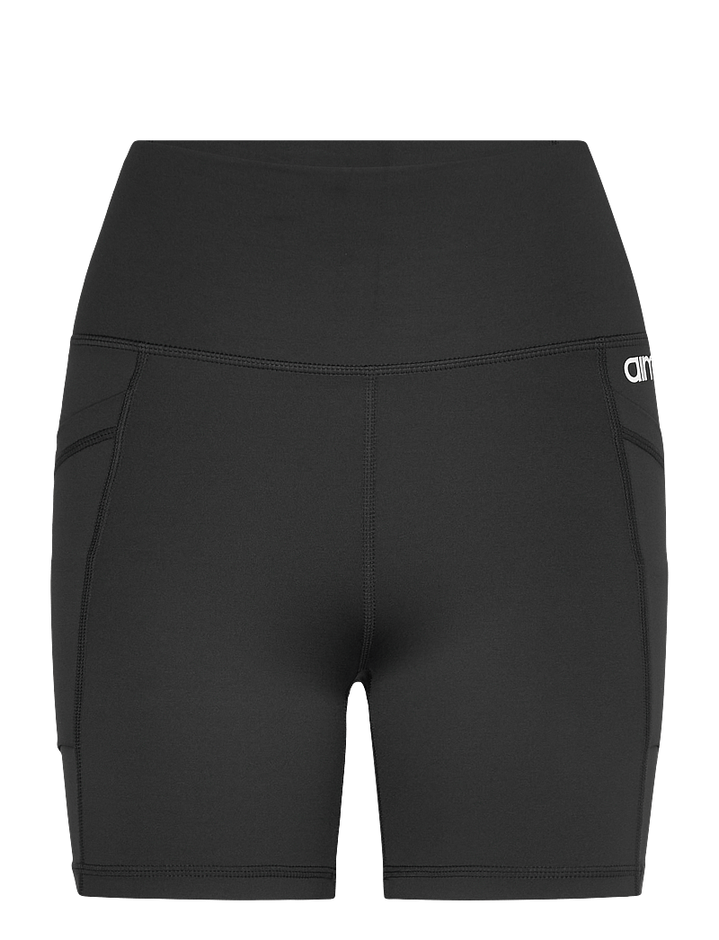 aim´n - Double Pocket Midi Biker Shorts - tights - black - 1