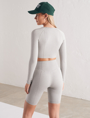 AIM'N - Luxe Seamless Biker Shorts - seamless tights - light grey - 5