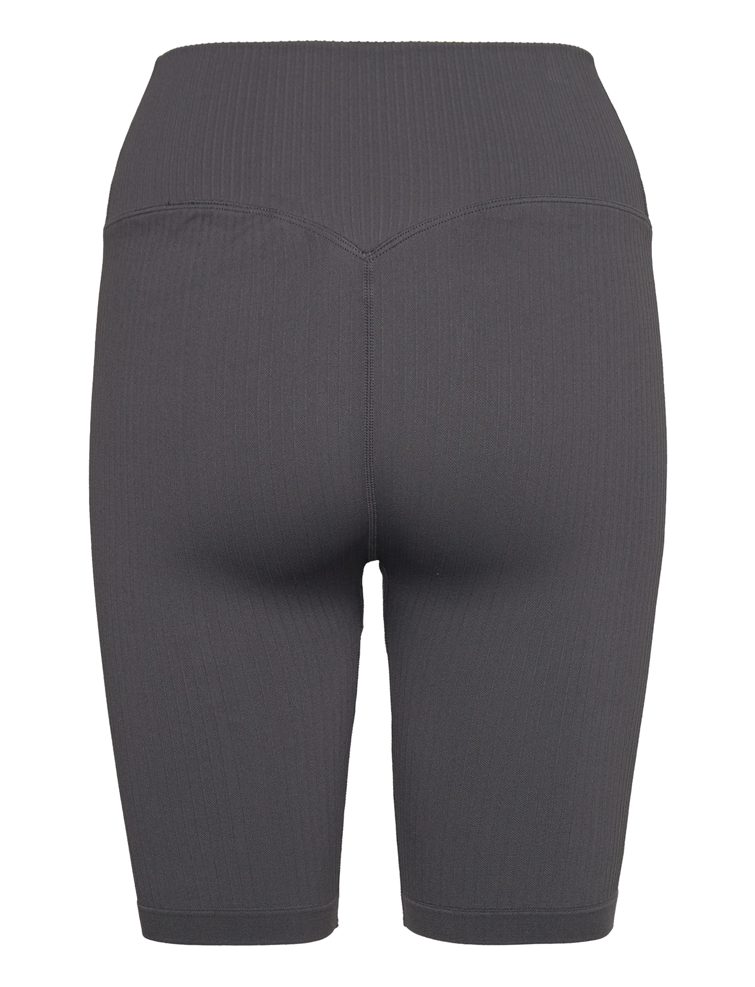 aim´n - Shadow Grey Ribbed Seamless Biker Shorts - seamless tights - shadow grey - 2