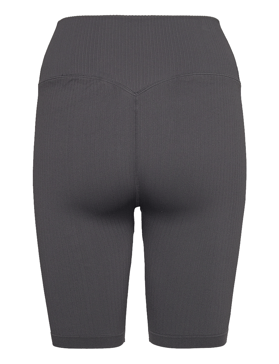 aim´n - Shadow Grey Ribbed Seamless Biker Shorts - seamless tights - shadow grey - 2