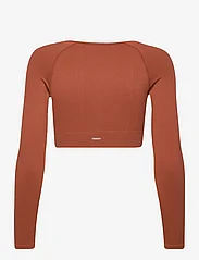 AIM'N - Luxe Seamless Crop Long Sleeve - hauts à manches longues - rouge - 2