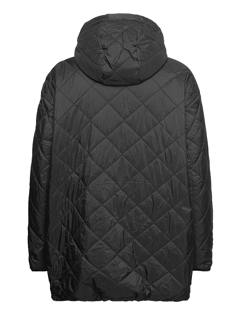 aim´n - Oversized Quilted Anorak - anoraker - black - 2