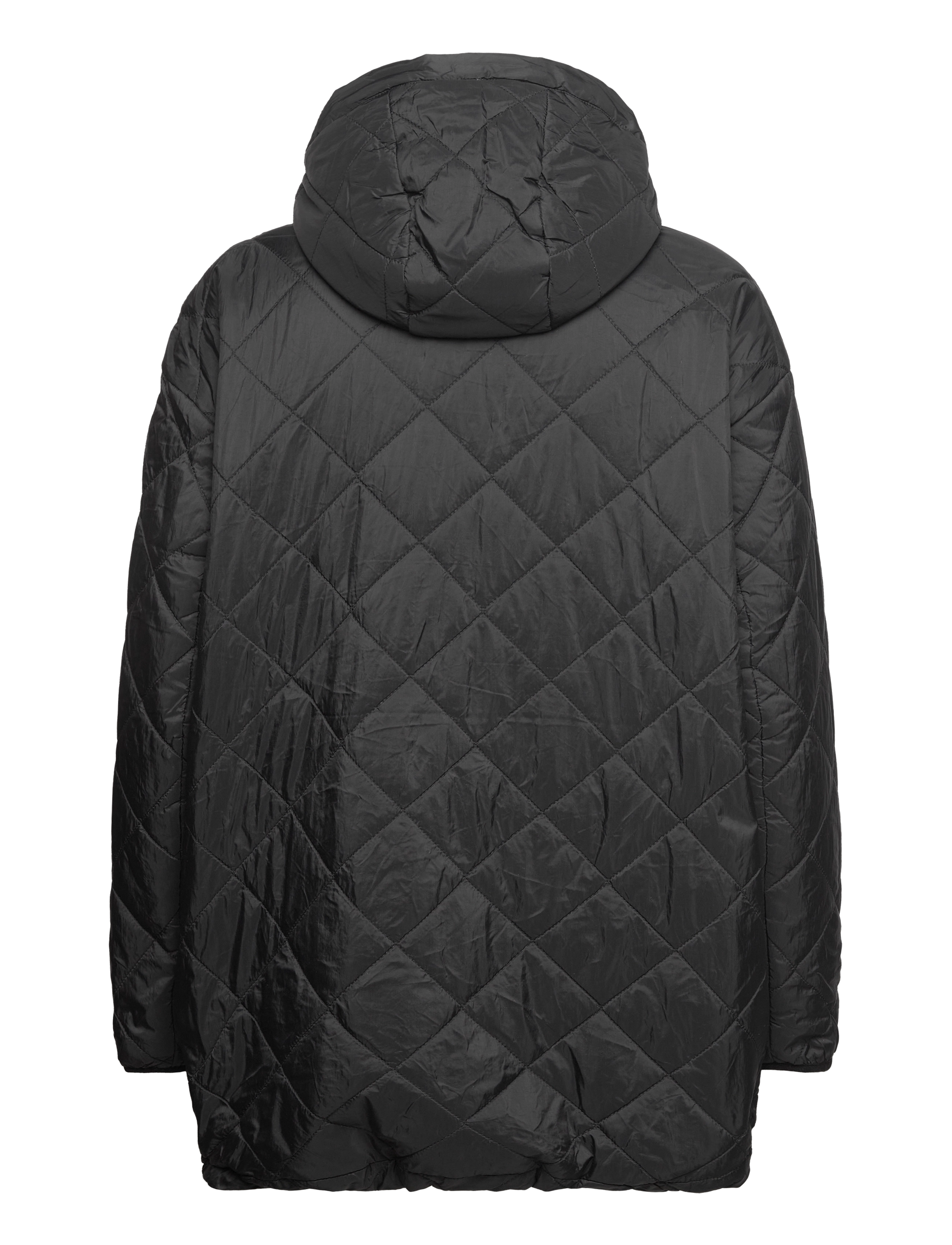 aim´n - Oversized Quilted Anorak - anorakker - black - 2