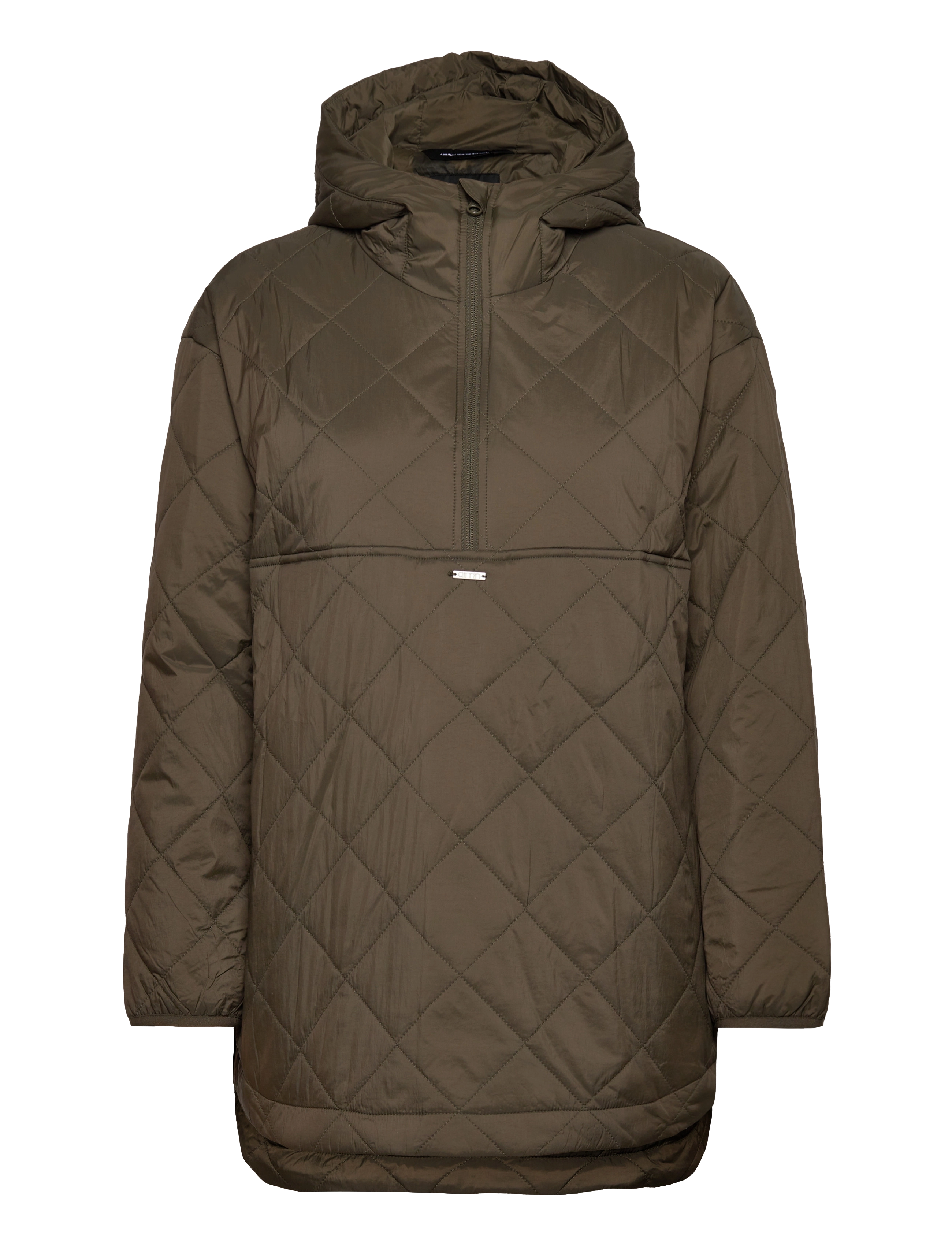 aim´n Oversized Quilted Anorak - Sportjacken - KHAKI / khaki/green