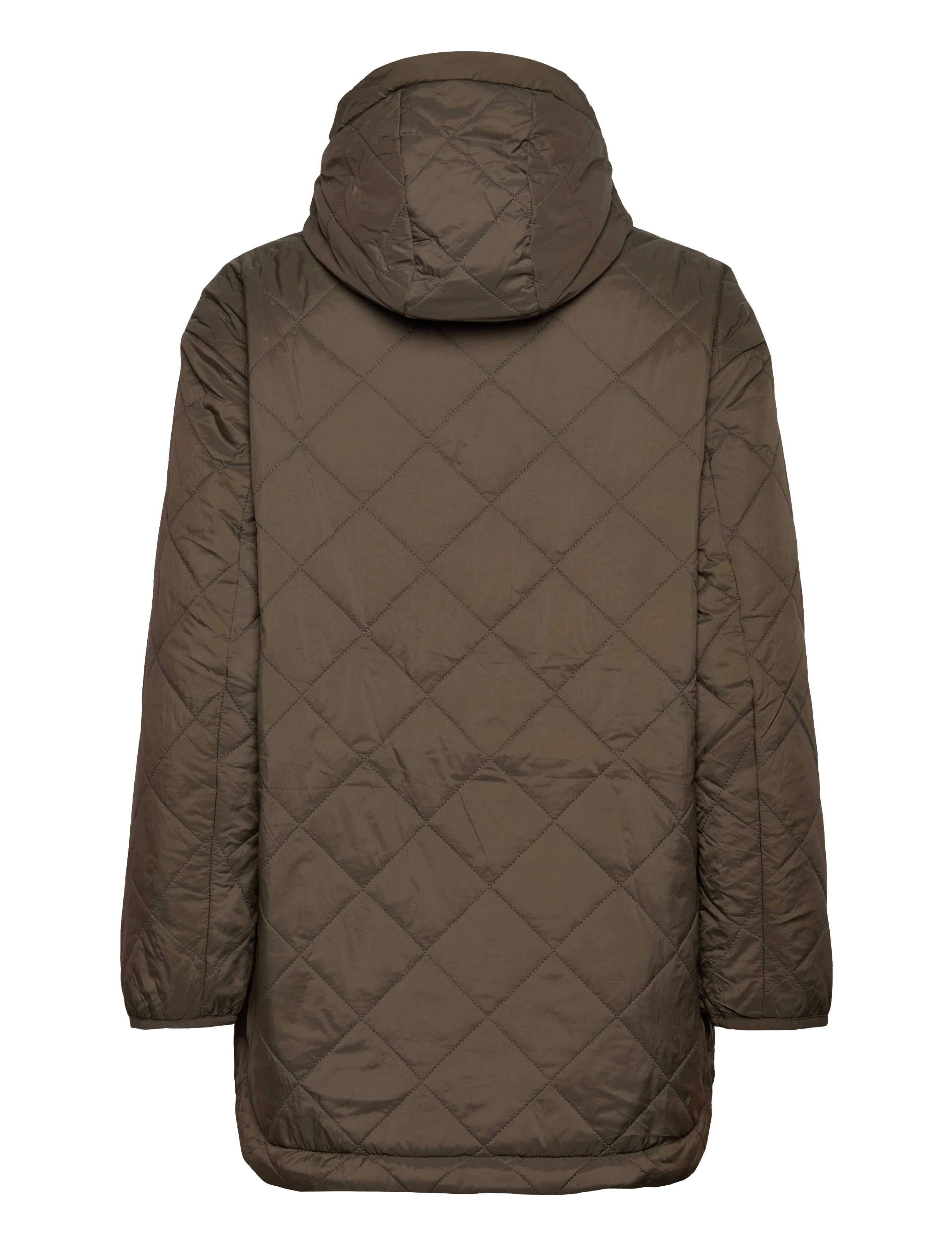 aim´n - Oversized Quilted Anorak - anorakid - khaki - 2